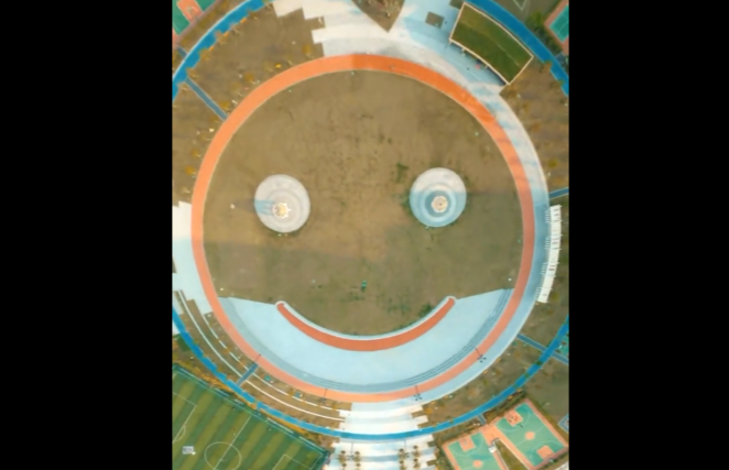 瞰珠海 | 太驚喜！橫琴巨型“笑臉”一笑傾城……